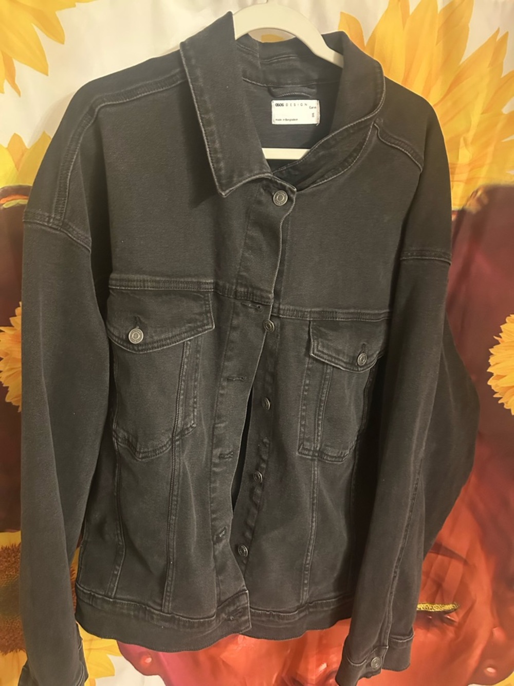 ASOS Curve Black Denim Jacket